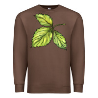 Chestnut green leaf Premium Sweatshirt - BarkalooDesign
