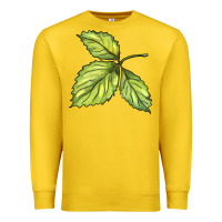 Lemon green leaf Premium Sweatshirt - BarkalooDesign