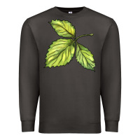 Smoke green leaf Premium Sweatshirt - BarkalooDesign
