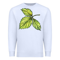 White green leaf Premium Sweatshirt - BarkalooDesign