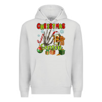 Dove Grey christmas season Premium Hoodie - MaliasSmallBusiness