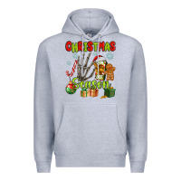 Heather Grey christmas season Premium Hoodie - MaliasSmallBusiness
