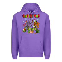 Purple christmas season Premium Hoodie - MaliasSmallBusiness