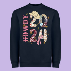 Howdy 2024 Heavyweight Sweatshirt Designed By Maliassmallbusiness