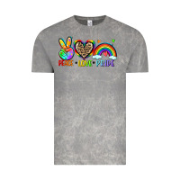 Cloud Rock peace love pride Vintage Tee - Zillion Design Studio