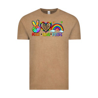 Vintage Coffee peace love pride Vintage Tee - Zillion Design Studio
