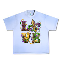 Grape Ice love fleur de lis Urban Heavy Tee - RanaPortraitStore