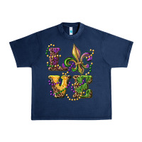 Navy love fleur de lis Urban Heavy Tee - RanaPortraitStore