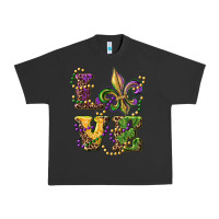 Pigment Black love fleur de lis Urban Heavy Tee - RanaPortraitStore