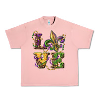Salmon love fleur de lis Urban Heavy Tee - RanaPortraitStore