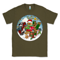 Army Green Joy gingerbread Classic Tee - FaDigitalArtStudio