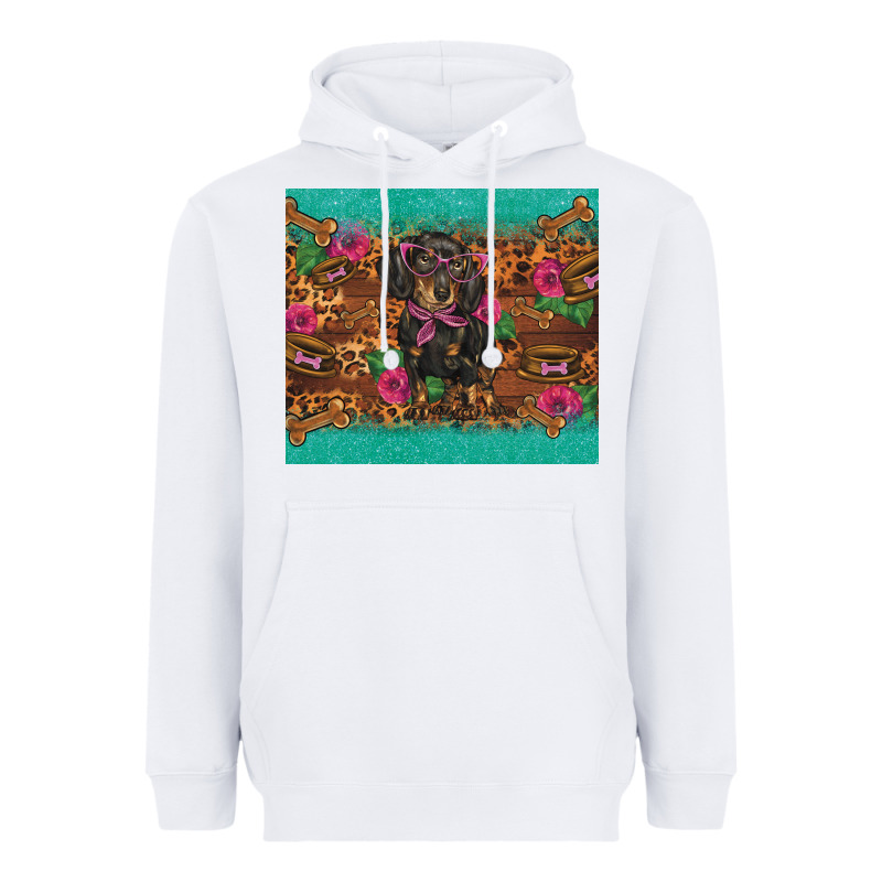 Dachshund Heavyweight Hoodie by BarkalooDesign | Teevron