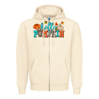 Sandshell hello pumpkin Zipper Hoodie - AdoDesignShop