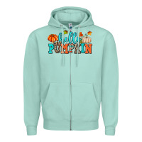 Seafoam hello pumpkin Zipper Hoodie - AdoDesignShop