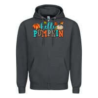 Smoke hello pumpkin Zipper Hoodie - AdoDesignShop