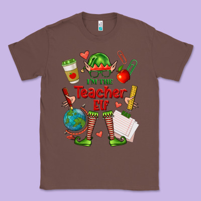 Im The Teacher Elf Classic Tee Designed By Fadigitalartstudio