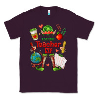 Plum im the teacher elf Classic Tee - FaDigitalArtStudio