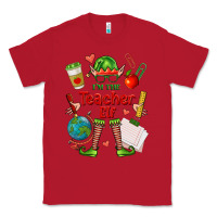 Red im the teacher elf Classic Tee - FaDigitalArtStudio
