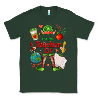 Sports Green im the teacher elf Classic Tee - FaDigitalArtStudio