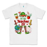 White im the teacher elf Classic Tee - FaDigitalArtStudio