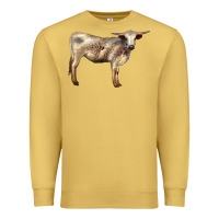 Antique Gold Texas Longhorn Heifer Premium Sweatshirt - LillyAllenDesigns