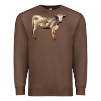 Chestnut Texas Longhorn Heifer Premium Sweatshirt - LillyAllenDesigns