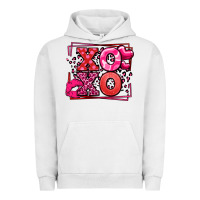 Pigment Lunar Rock Xoxo Valentine's Day leopard frame Urban Hoodie - LillyAllenDesigns