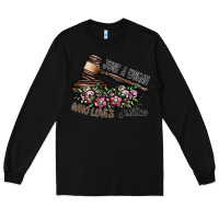 Black just a woman who loves justice Long Sleeve Tee - SublimationCraftShop