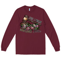 Burgundy just a woman who loves justice Long Sleeve Tee - SublimationCraftShop
