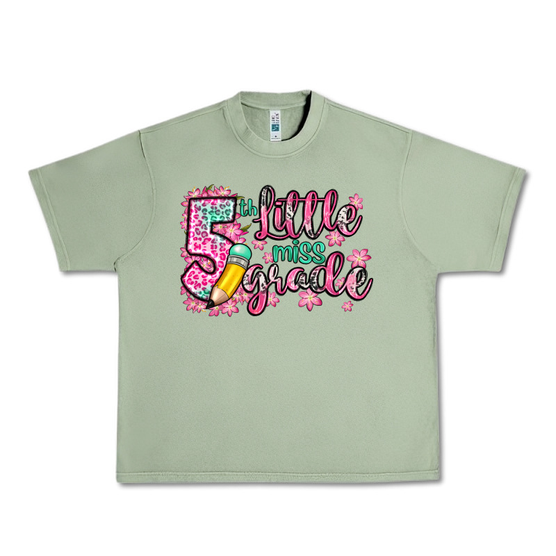 Little Miss 5th Grade Urban Heavy Tee by Zillion Design Studio | Teevron