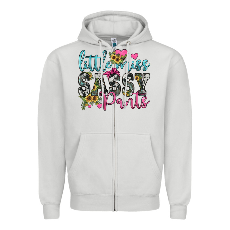 Little Miss Sassy Pants Zipper Hoodie by JahusDesignShop | Teevron