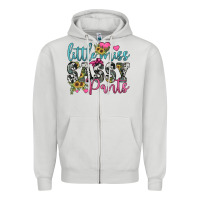 Dove Grey little miss sassy pants Zipper Hoodie - JahusDesignShop