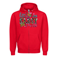Red little miss sassy pants Zipper Hoodie - JahusDesignShop
