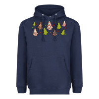 Navy Christmas cakes Heavyweight Hoodie - Jasminsmagicworld
