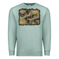 Seafoam camouflage glitter background Premium Sweatshirt - Jasminsmagicworld