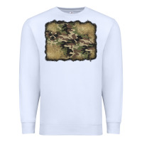 White camouflage glitter background Premium Sweatshirt - Jasminsmagicworld