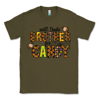 Army Green Will Trade Brother For Candy Classic Tee - CowhideDigitalArt