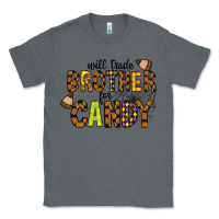 Charcoal Heather Will Trade Brother For Candy Classic Tee - CowhideDigitalArt