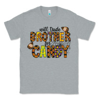 Heather Grey Will Trade Brother For Candy Classic Tee - CowhideDigitalArt