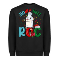 Black jingle bell roc Heavyweight Sweatshirt - MaliasSmallBusiness