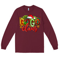 Burgundy christmas gogo claus Long Sleeve Tee - FaDigitalArtStudio
