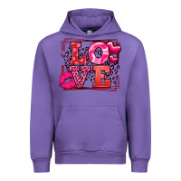 Tulip Love Valentine's Day leopard frame Urban Hoodie - LillyAllenDesigns