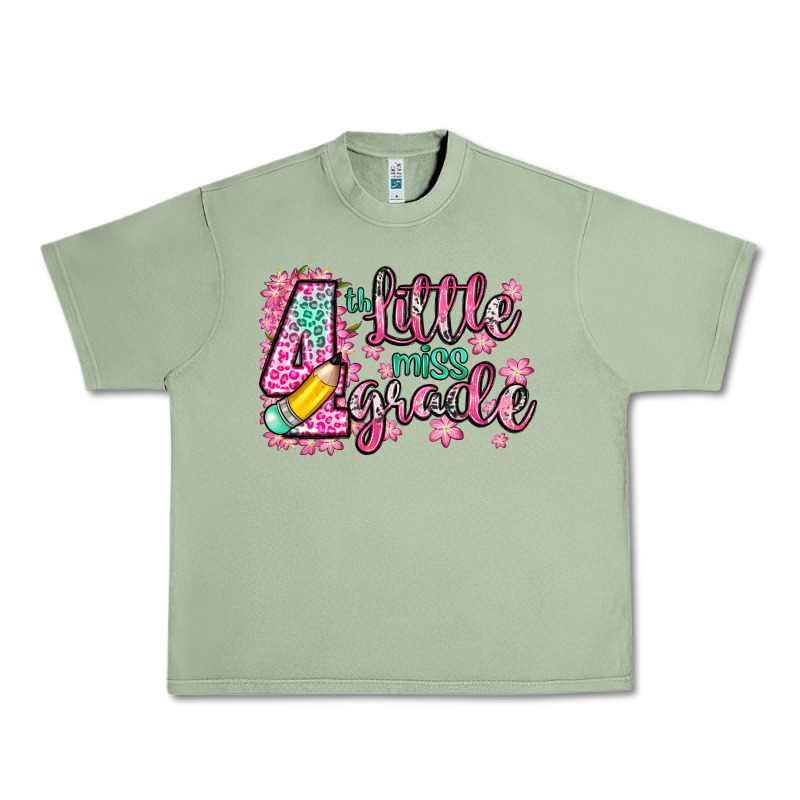 Little Miss 4th Grade Urban Heavy Tee by Zillion Design Studio | Teevron