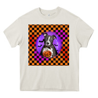 Cream Halloween American Pitbull Terrier Heavy Core Tee - LillyAllenDesigns