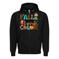 Black fall is my favorite color Zipper Hoodie - AdoDesignShop