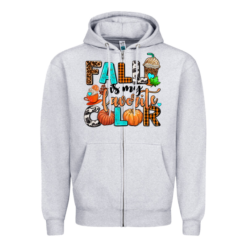 Fall Is My Favorite Color Zipper Hoodie by AdoDesignShop | Teevron
