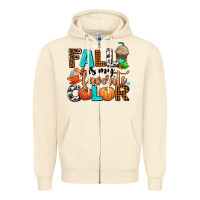 Sandshell fall is my favorite color Zipper Hoodie - AdoDesignShop