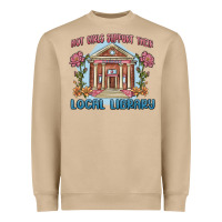 Mushroom hot girls support their local library Heavyweight Sweatshirt - MaliasSmallBusiness