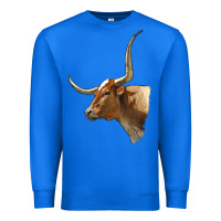 True Royal Texas Longhorn Cow Face Premium Sweatshirt - LillyAllenDesigns