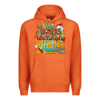 Carrot she works willingly with her hands teacher Premium Hoodie - NancyCooperArtShop